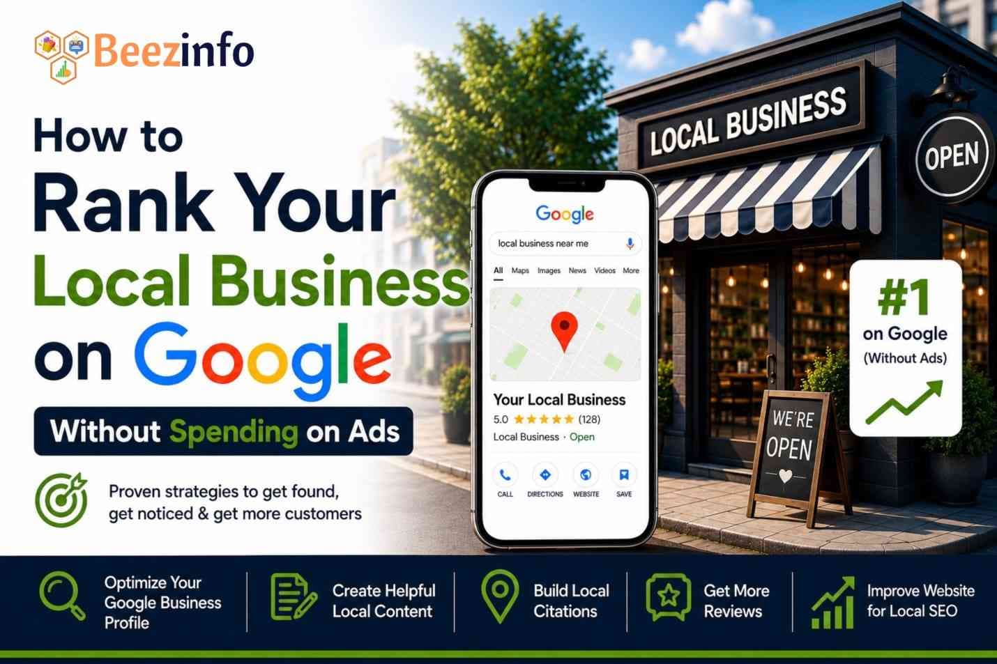 How to Rank Your Local Business on Google Without Ads